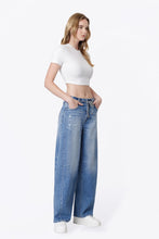 Load image into Gallery viewer, Meet your new denim daydream—relaxed barrel-leg jeans with a playful drawstring waist and an effortlessly cool fit!