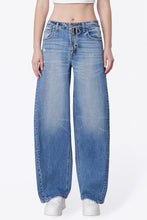 Load image into Gallery viewer, Meet your new denim daydream—relaxed barrel-leg jeans with a playful drawstring waist and an effortlessly cool fit!