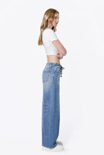 Load image into Gallery viewer, Meet your new denim daydream—relaxed barrel-leg jeans with a playful drawstring waist and an effortlessly cool fit!

