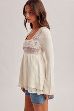 Load image into Gallery viewer, Wildflower Wishes Lace-Detail Boho Top
